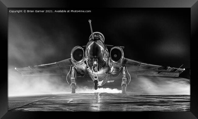 Buccaneer Fighter Aircraft Framed Print by Brian Garner