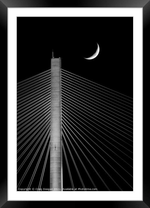 Forth Bridge Moonscape Framed Mounted Print by Craig Doogan