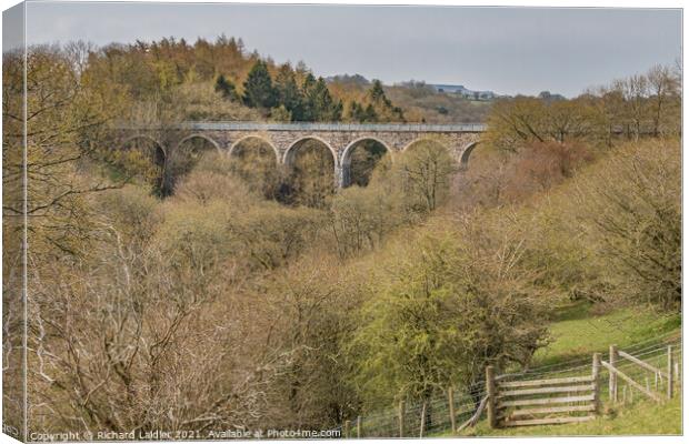 Cotherstone Viaduct Teesdale Canvas Print by Richard Laidler