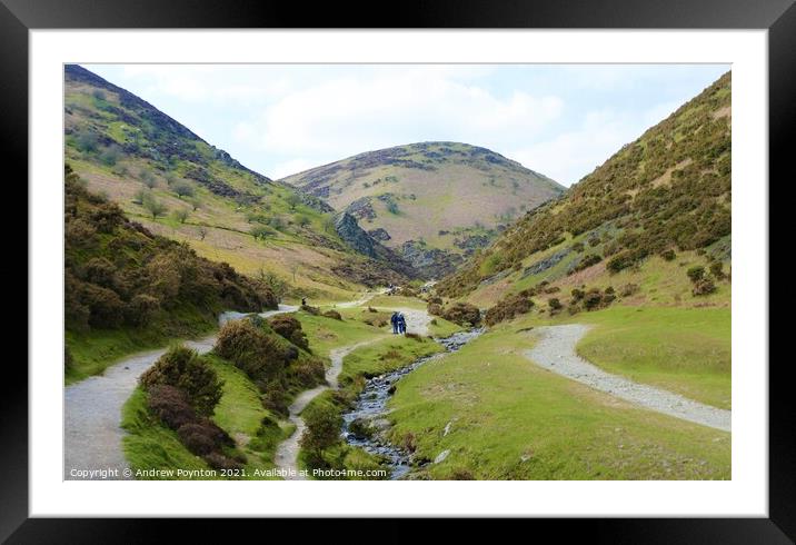 Carding Mill Valley Framed Mounted Print by Andrew Poynton