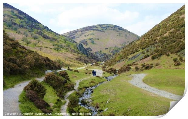 Carding Mill Valley Print by Andrew Poynton
