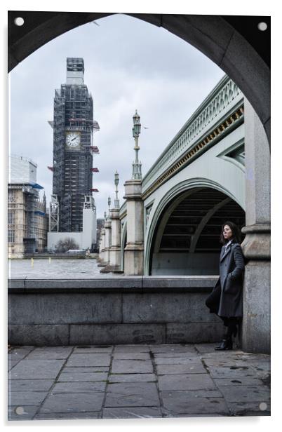 Grey London : Stress Created #3 Acrylic by Awoken Photography UK