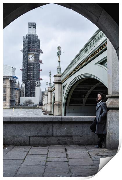 Grey London : Stress Created #3 Print by Awoken Photography UK