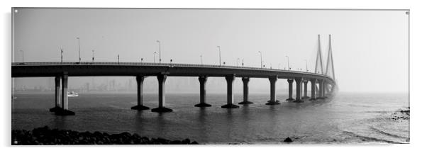 Mumbai Bridge India Acrylic by Sonny Ryse