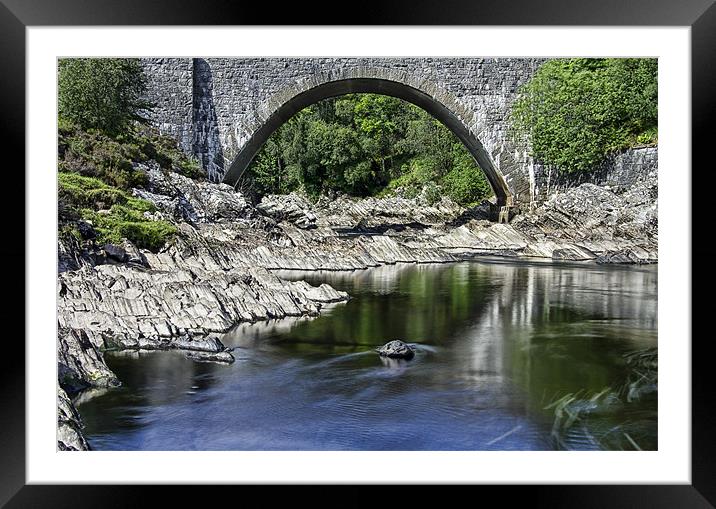 River Oykel Framed Mounted Print by Sam Smith