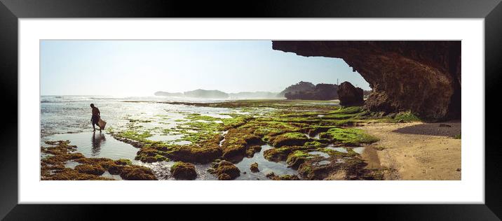 INDRAYANTI BEACH INdonesia Framed Mounted Print by Sonny Ryse