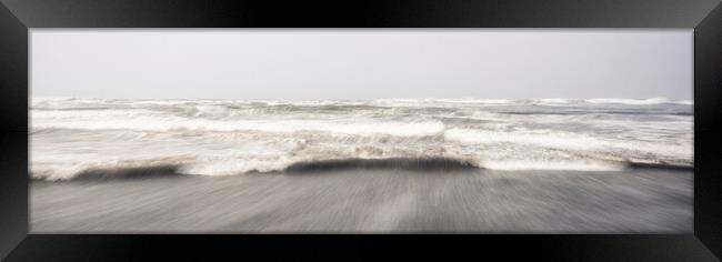 Ocean Waves Framed Print by Sonny Ryse