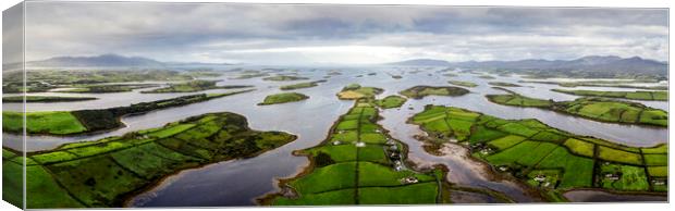 Clew Bay Islands Aerial Ireland 2 Canvas Print by Sonny Ryse