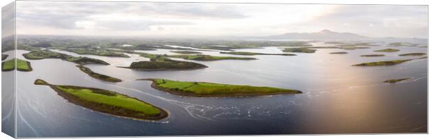 Clew Bay Islands Aerial Ireland Canvas Print by Sonny Ryse