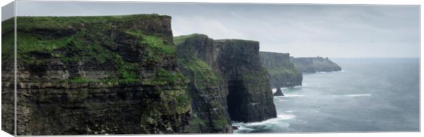 Cliffs of Moher Wild atlantic way ireland Canvas Print by Sonny Ryse