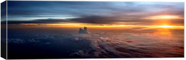 Sunset Clouds Canvas Print by Sonny Ryse