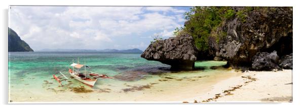 El Nido Palawan Philippines Beach Acrylic by Sonny Ryse