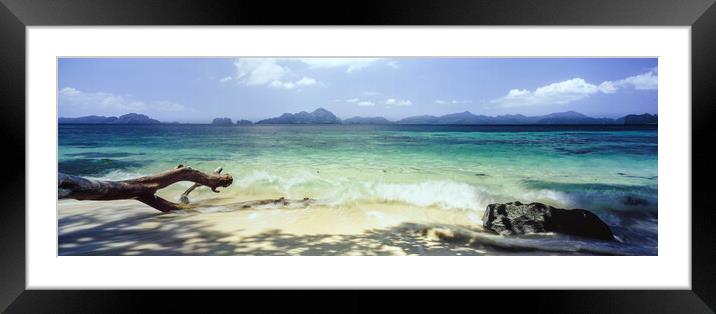 Ipil Beach Palawan Philippines 2 Framed Mounted Print by Sonny Ryse