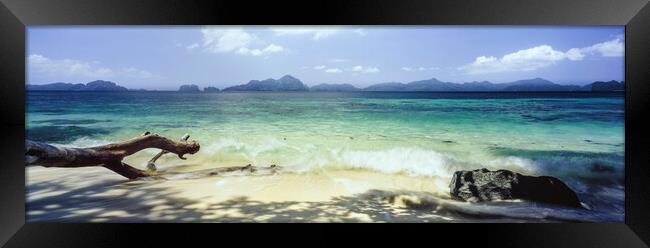 Ipil Beach Palawan Philippines 2 Framed Print by Sonny Ryse