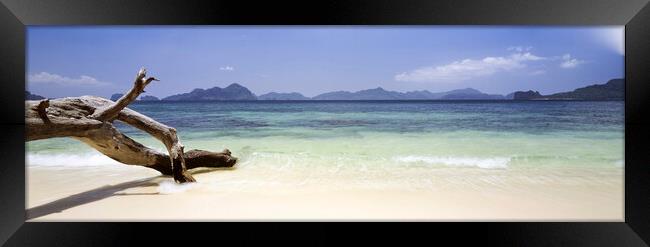 Ipil Beach Palawan Philippines 4 Framed Print by Sonny Ryse