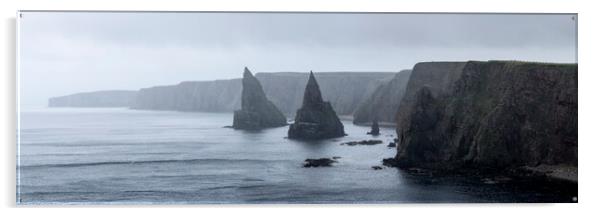 Duncansby Sea Stacks Scotland Acrylic by Sonny Ryse