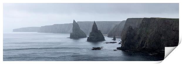 Duncansby Sea Stacks Scotland Print by Sonny Ryse