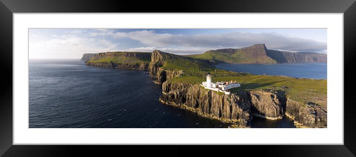 Neist Point Lighthouse Isle of Skye Scotland 2 Framed Mounted Print by Sonny Ryse