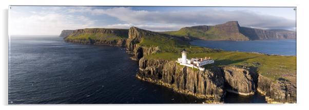 Neist Point Lighthouse Isle of Skye Scotland 2 Acrylic by Sonny Ryse