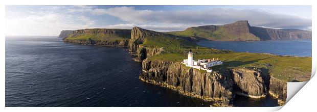 Neist Point Lighthouse Isle of Skye Scotland 2 Print by Sonny Ryse