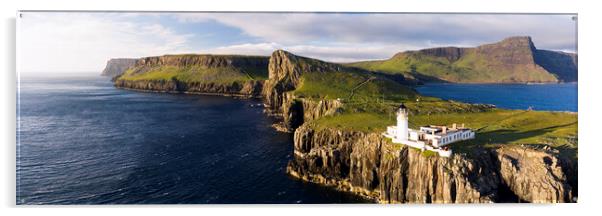 Neist Point Lighthouse Isle of Skye Scotland 3 Acrylic by Sonny Ryse