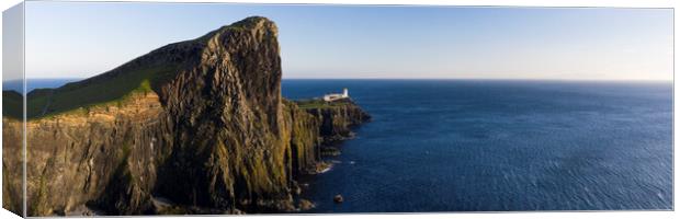 Neist Point Lighthouse Isle of Skye Scotland Canvas Print by Sonny Ryse