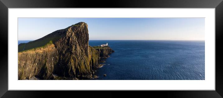 Neist Point Lighthouse Isle of Skye Scotland Framed Mounted Print by Sonny Ryse