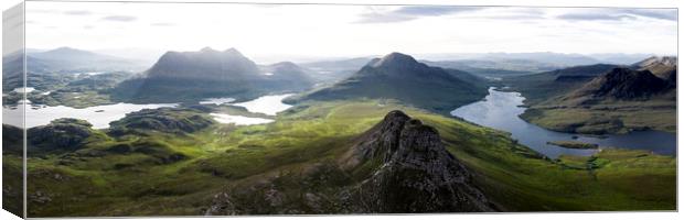 Stac Pollaidh Highlands Scotland super wide Canvas Print by Sonny Ryse