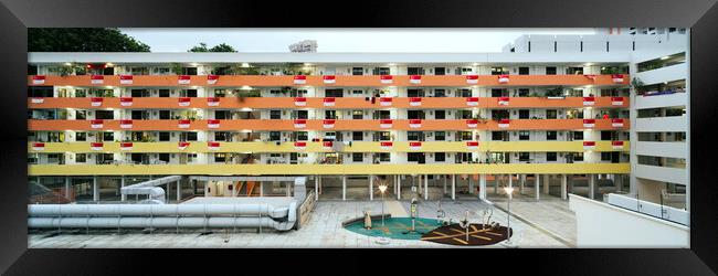 Singapore HDB Flats 4 Framed Print by Sonny Ryse