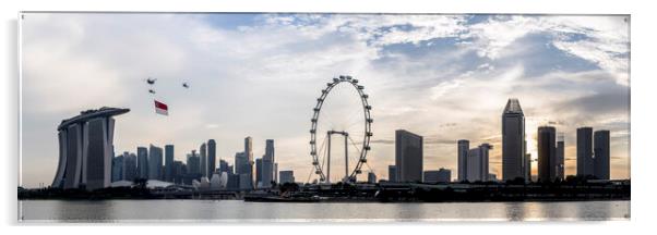 Singapore Skyline SG50 show Acrylic by Sonny Ryse