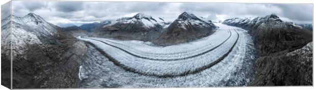 Aletsch Glacier Switzerland Canvas Print by Sonny Ryse