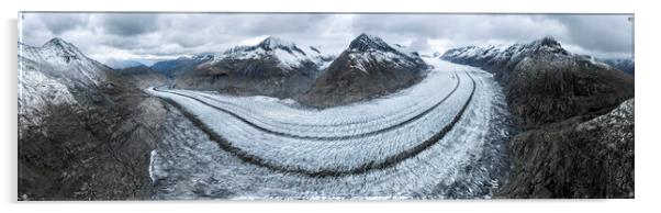 Aletsch Glacier Switzerland Acrylic by Sonny Ryse