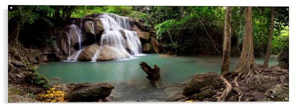 Huai Mae Khamin Falls - Thailand Acrylic by Sonny Ryse