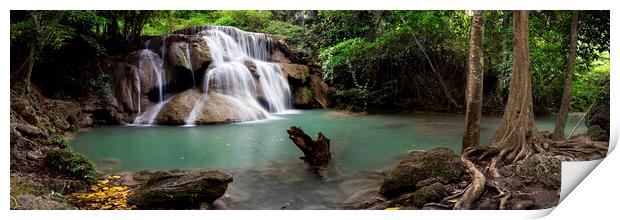 Huai Mae Khamin Falls - Thailand Print by Sonny Ryse