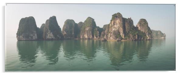 Ha Long Bay pinnacles Vietnam Acrylic by Sonny Ryse