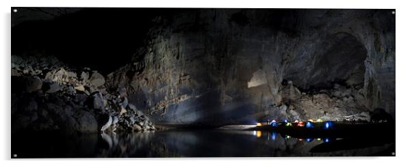 Hang En Cave Vietnam Acrylic by Sonny Ryse