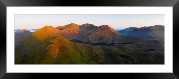 Snowdonia Mountain National Park Framed Mounted Print by Sonny Ryse