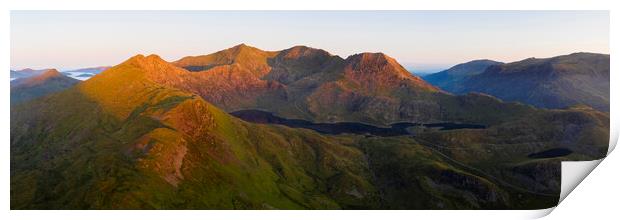 Snowdonia Mountain National Park Print by Sonny Ryse
