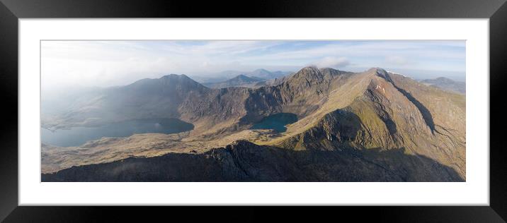 Grib Goch Snowdonia national park Wales Framed Mounted Print by Sonny Ryse
