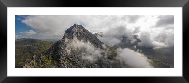 Tryfan Mountain Snowdonia national park wales Framed Mounted Print by Sonny Ryse