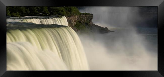 American Niagara Falls USA Framed Print by Sonny Ryse