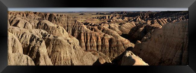 Badlands National Park USA Framed Print by Sonny Ryse