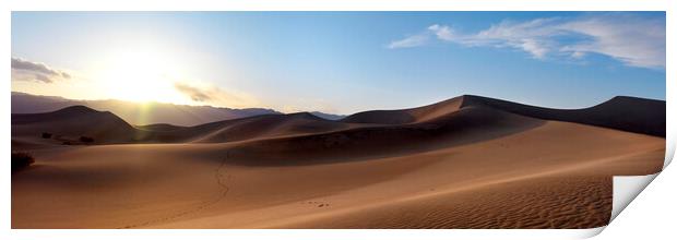 Death Valley Sand Dunes USA Print by Sonny Ryse