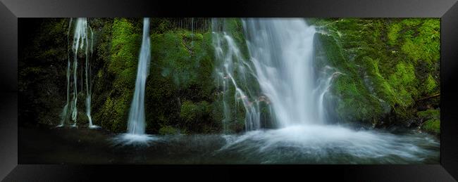 Madison Falls Olympic National Park Framed Print by Sonny Ryse