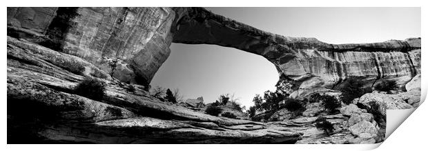 Natural Bridge Arches National Park USA Print by Sonny Ryse