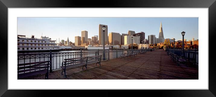 Pier 7 San Francisco USA Framed Mounted Print by Sonny Ryse