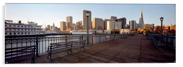 Pier 7 San Francisco USA Acrylic by Sonny Ryse