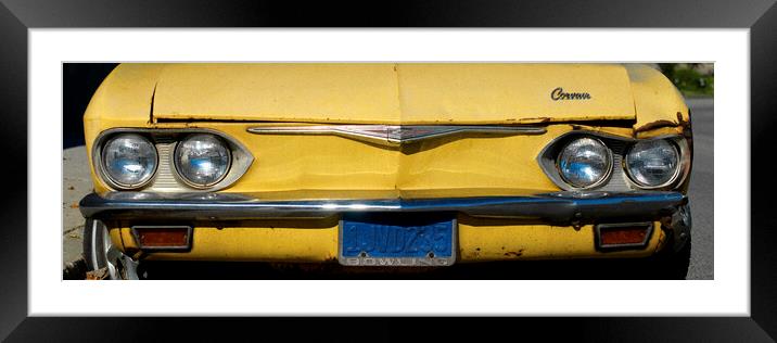 Rusting Corvette Framed Mounted Print by Sonny Ryse