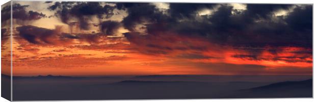 Sunset Canvas Print by Sonny Ryse