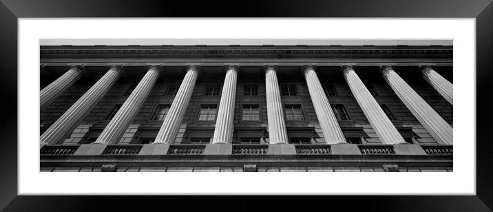 Washington DC IRS Building USA Framed Mounted Print by Sonny Ryse